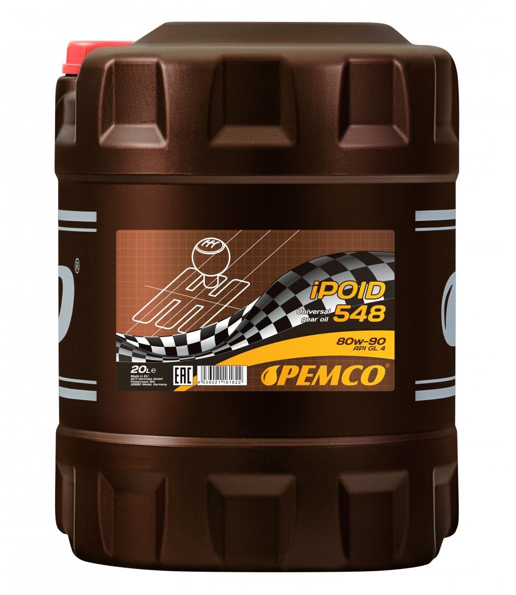 PEMCO iPOID 548 PM0548-20 Manual Transmission Oil Capacity: 20l, 80W-90