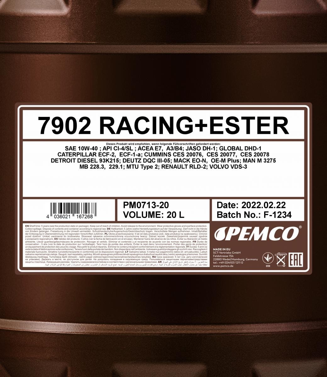 PEMCO Engine oil PM0713-20