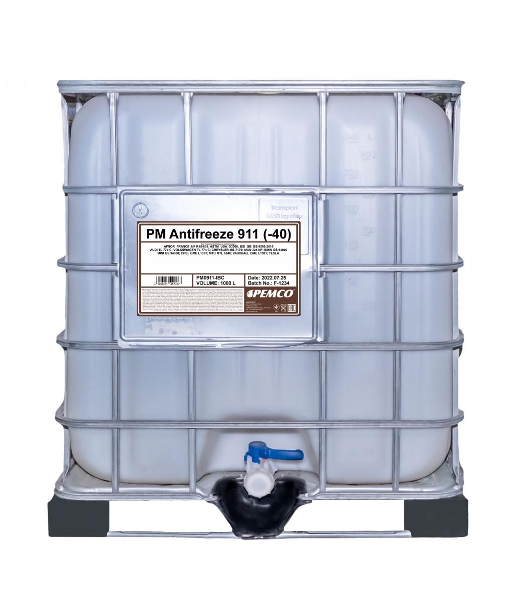 PM0911-IBC PEMCO Kühlmittel MERCEDES-BENZ AXOR
