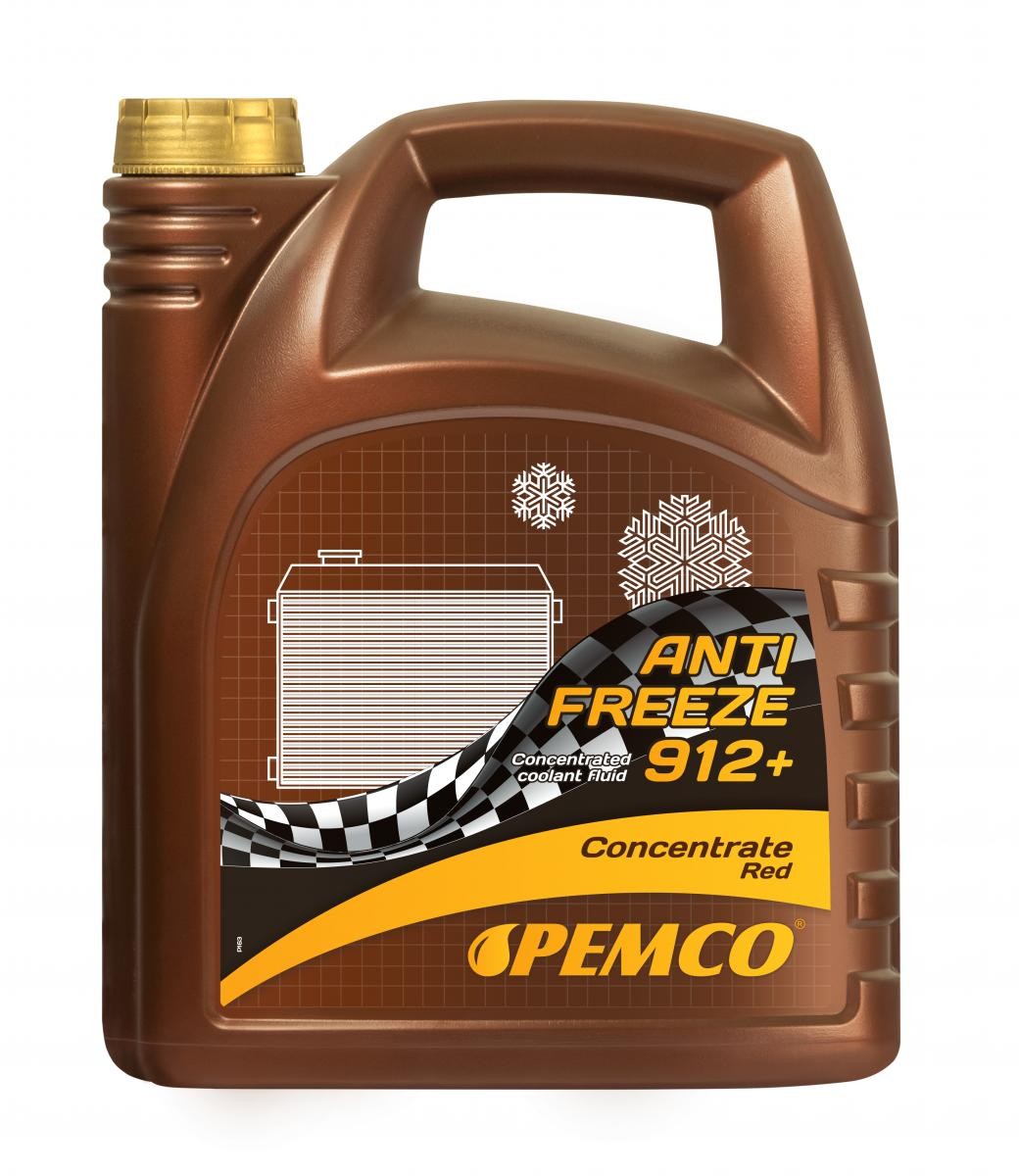 PEMCO Antifreeze 912+, Concentrate PM0912C-5 Antifreeze G12 red, 5l, -38(50/50)