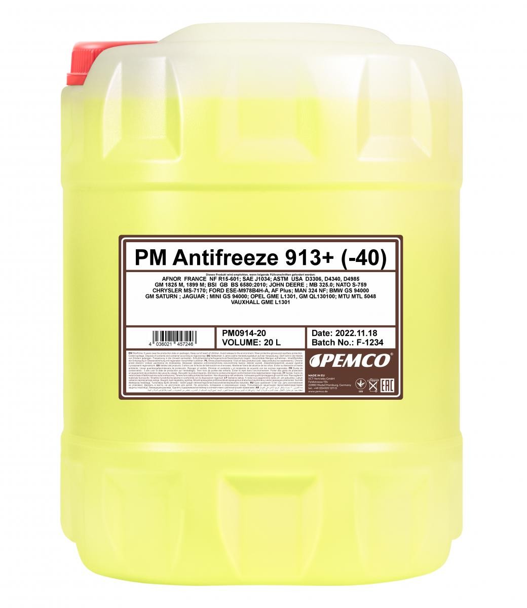 MN4014-20 MANNOL AG13+ Advanced Antigelo G13 giallo, 20l ▷ AUTODOC prezzo e  recensioni