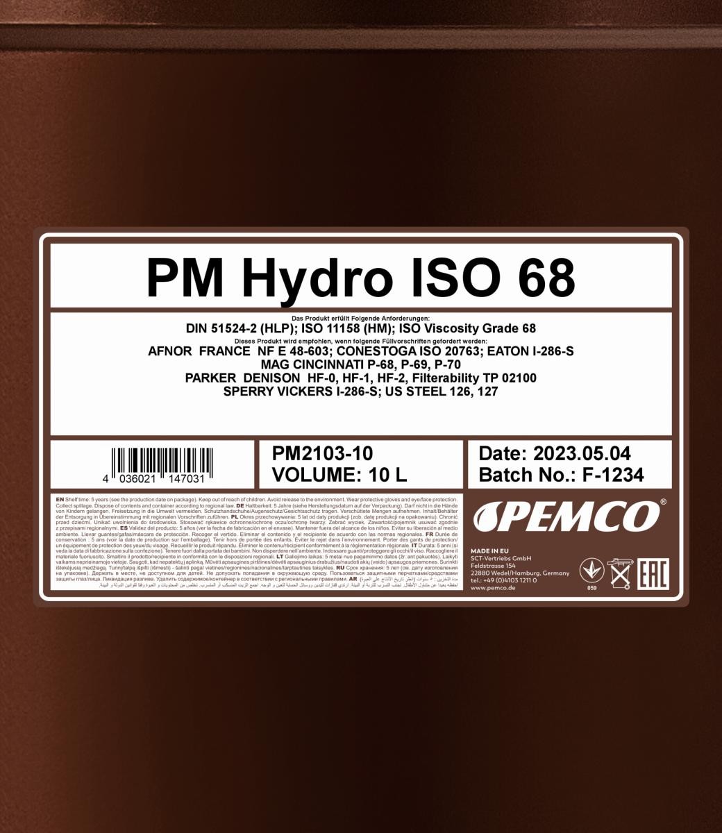 PEMCO Hydraulic fluid PM2103-10
