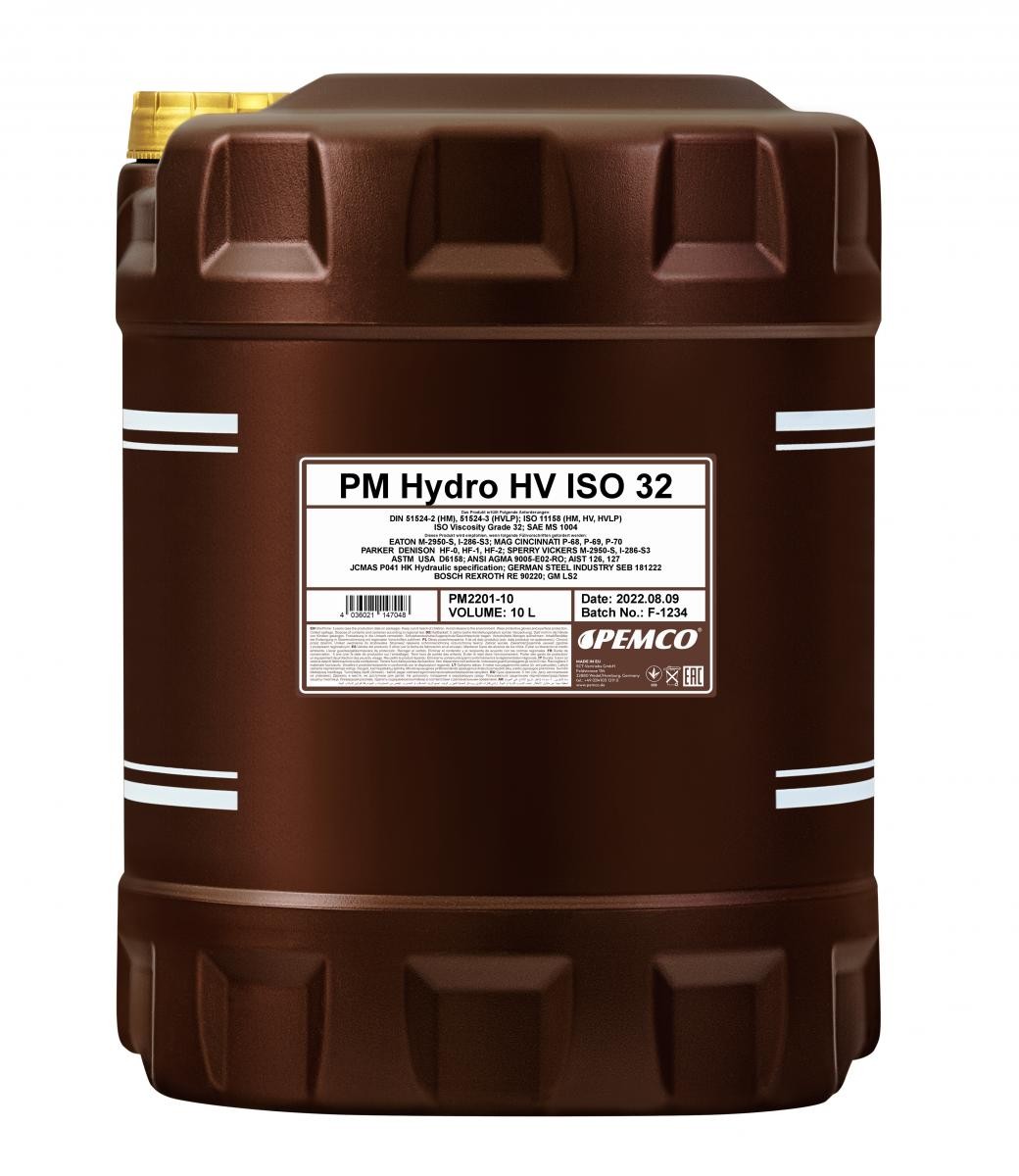 PEMCO Hydro HV Capacity: 10l Hydraulic fluid PM2201-10 buy