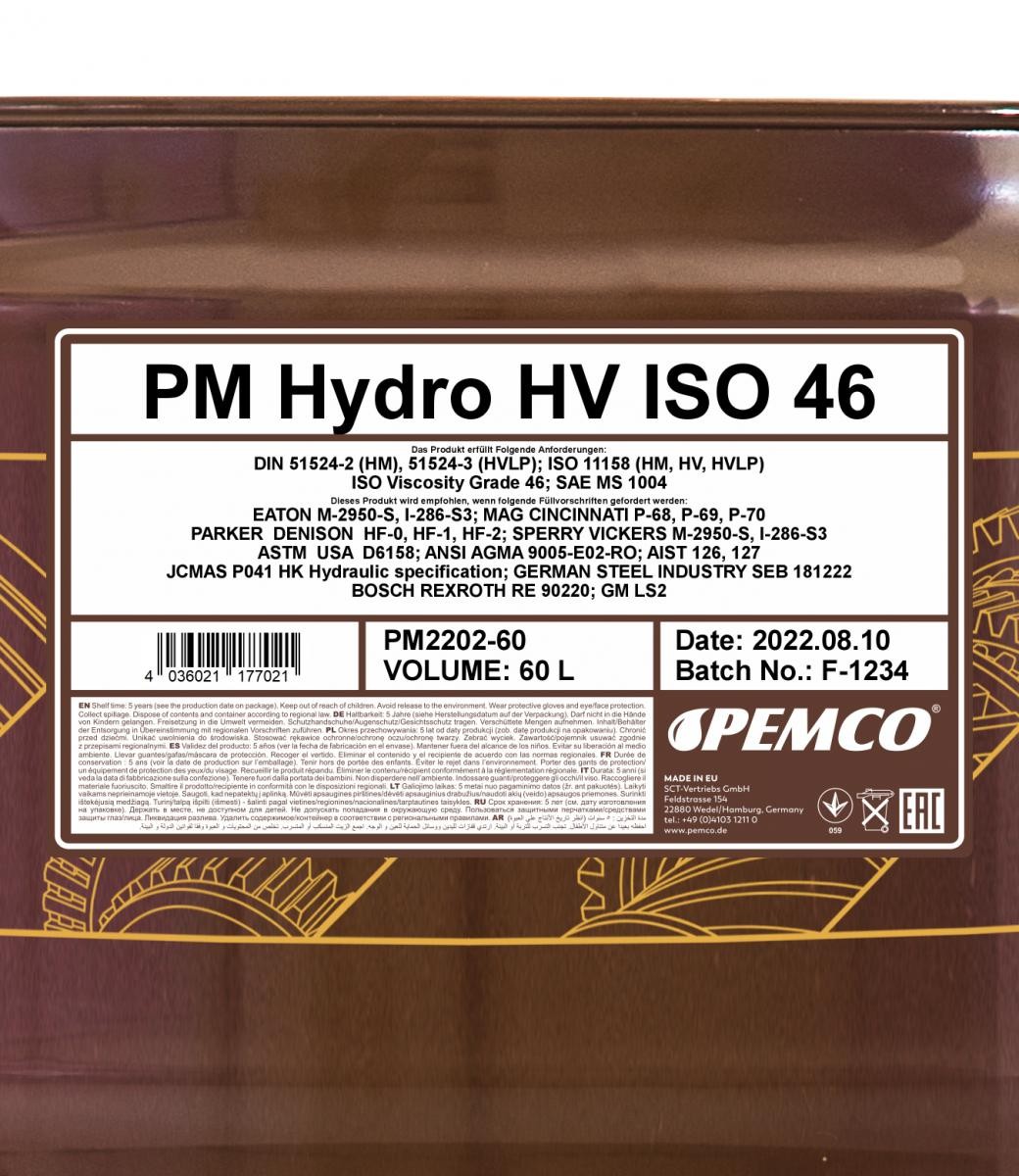PEMCO Hydraulic fluid PM2202-60