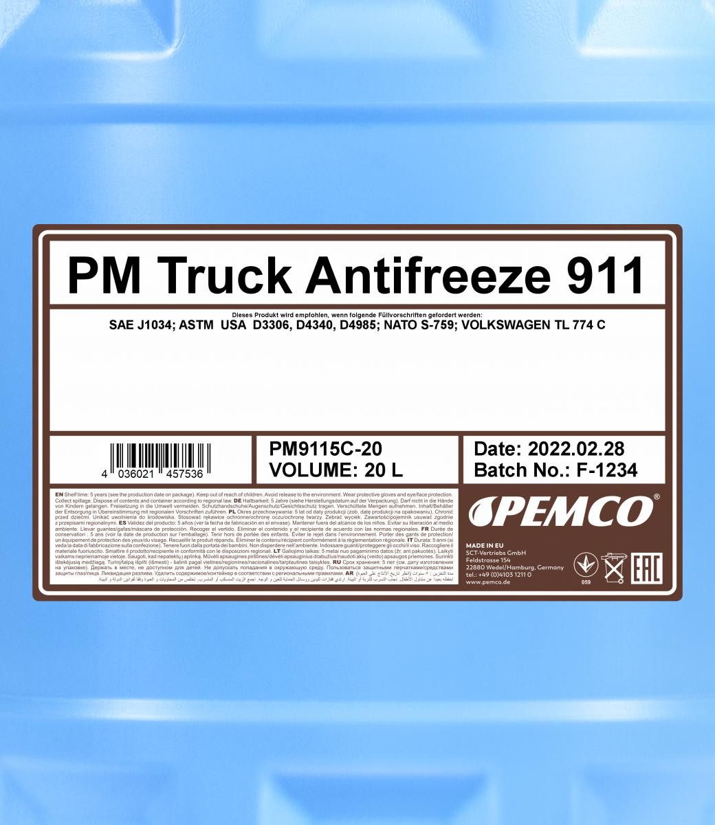 PEMCO Kühlmittel PM9115C-20