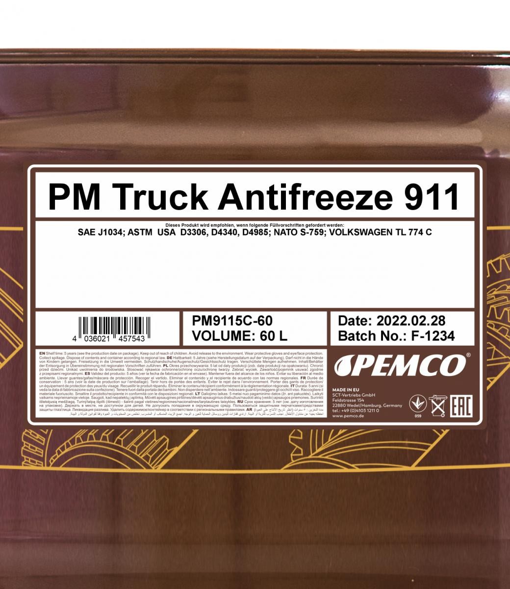 PEMCO Glycol coolant PM9115C-60