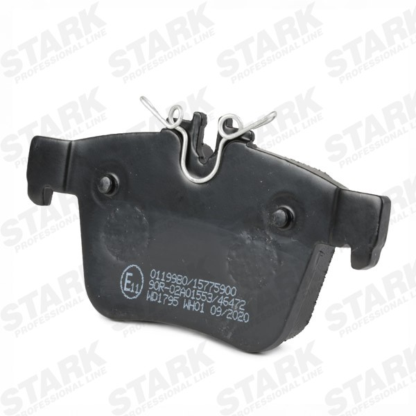 STARK SKBP-0011989 Disc pads Rear Axle, incl. wear warning contact