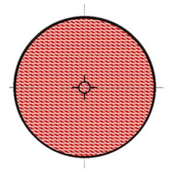 SIMSON HABICHT Rückstrahler Rot55 mm , hinten, mit Klebefolie VICMA 11753