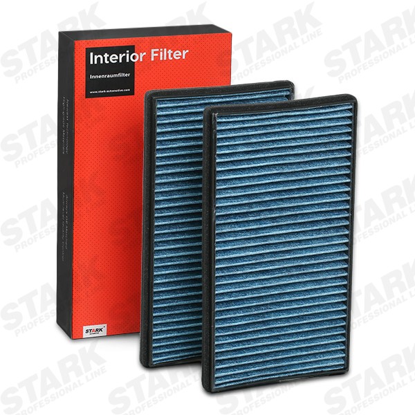 SKIF-0170499 STARK Pollen filter BMW with anti-allergic effect, with antibacterial action, Particulate filter (PM 2.5), 323 mm x 179 mm x 30 mm