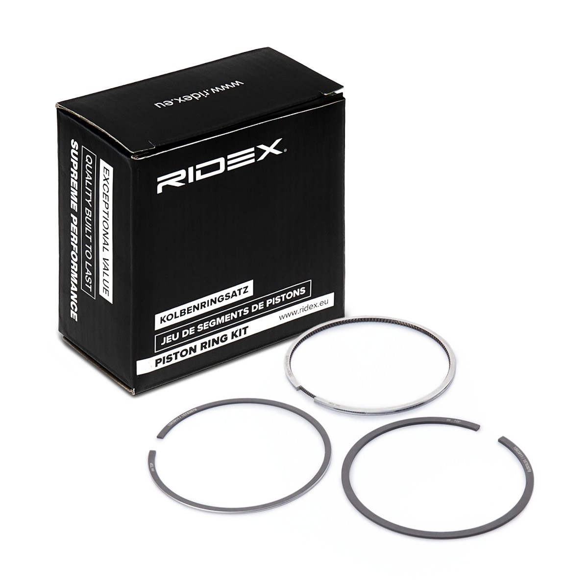 RIDEX 444P0033 Piston Ring Kit Cyl.Bore: 78,5mm