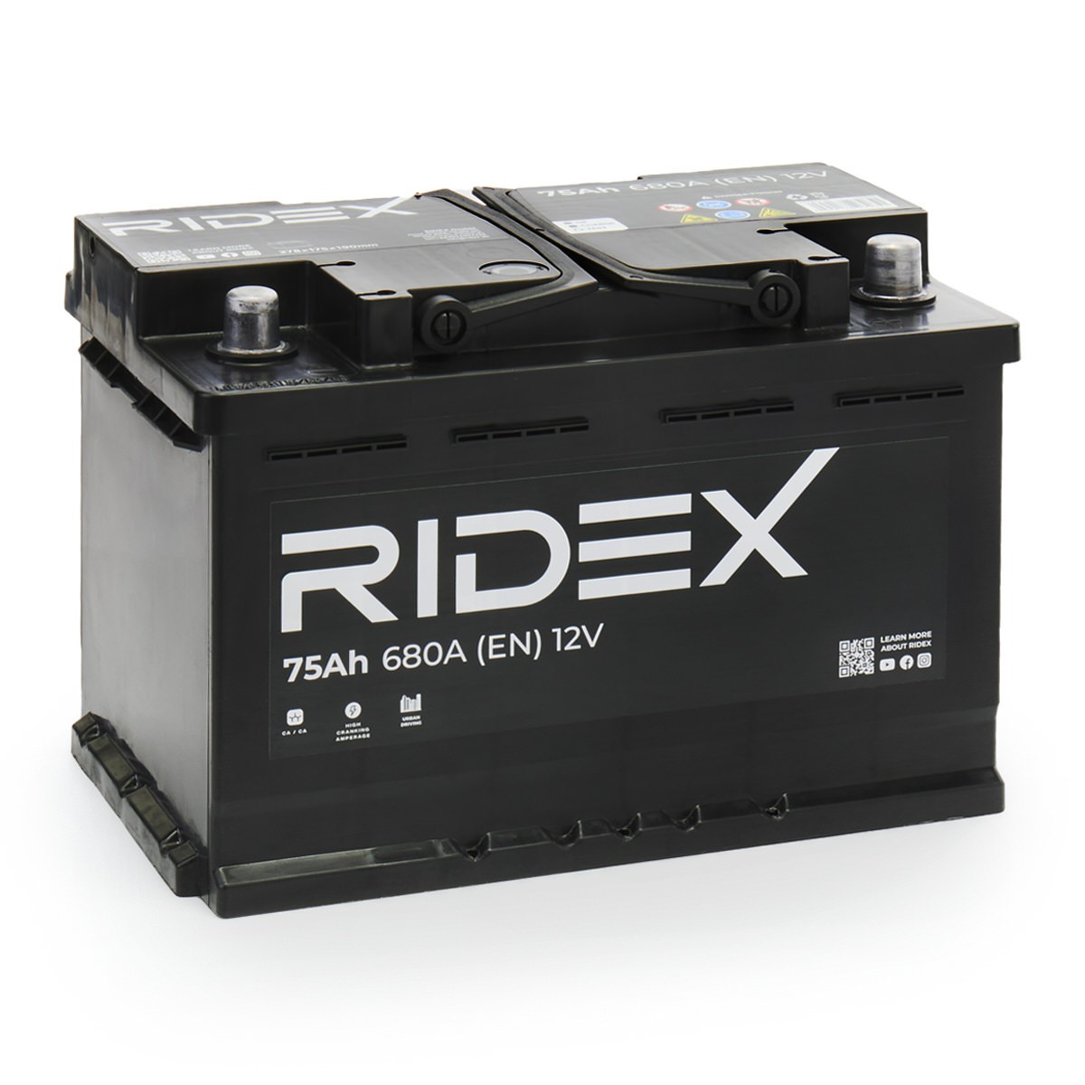 1S0009 RIDEX Batterie NISSAN NT500