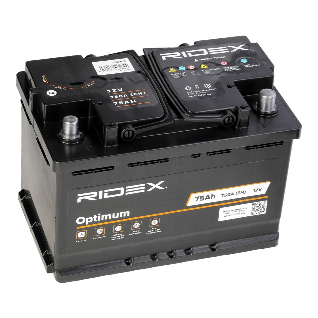 OEM-quality RIDEX 1S0009 Auto battery