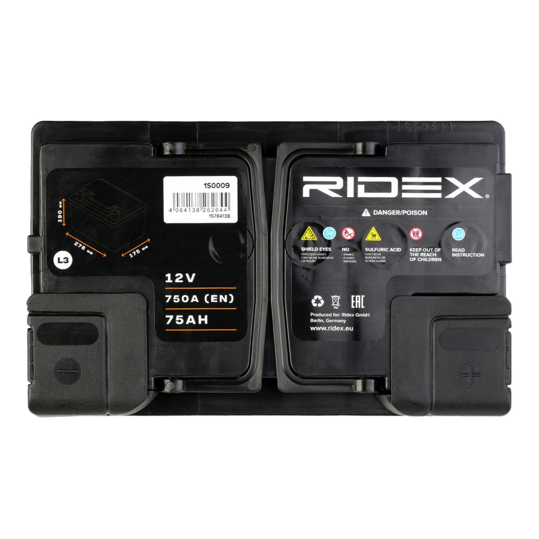 OEM-quality RIDEX 1S0009 Auto battery