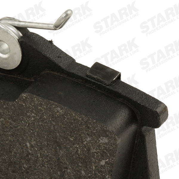 Pasticche SKBP-0012023 STARK Assale posteriore, Non predisposto per contatto segnalazione usura, con accessori
