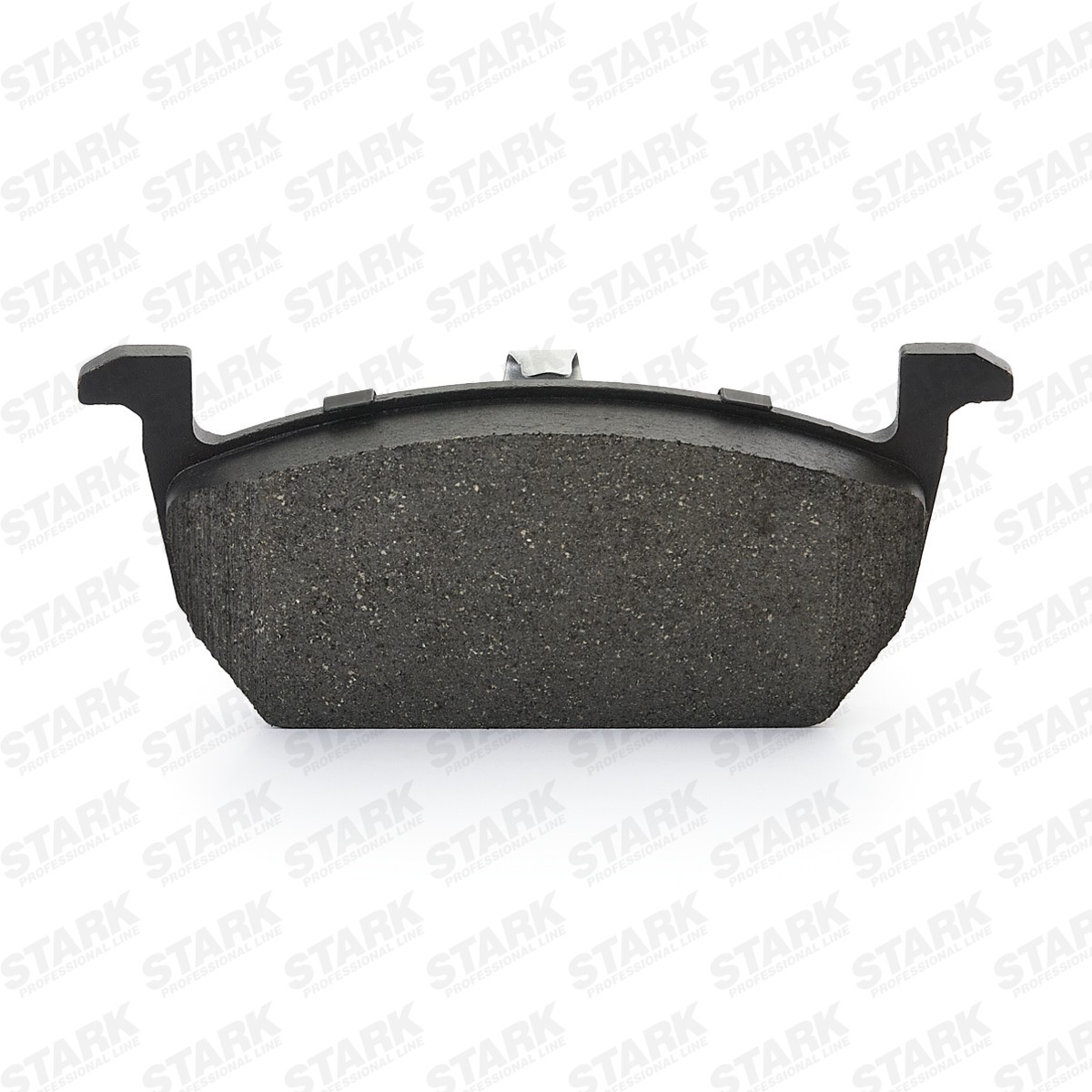 SKBP-0012029 Set of brake pads SKBP-0012029 STARK Front Axle, not prepared for wear indicator, excl. wear warning contact, with anti-squeak plate
