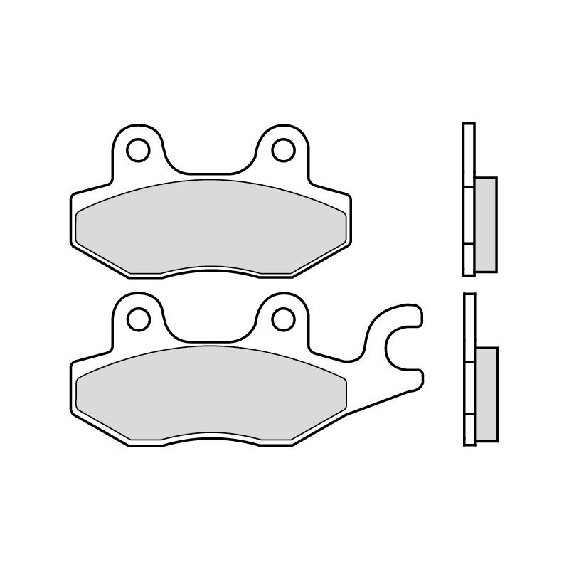BREMBO 07033XS Brake pad set Sinter Maxi Scooter, Front and Rear