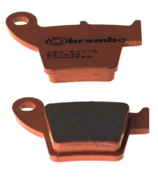 BREMBO Sinter Offroad, Front and Rear Height: 43.7mm, Width: 59.7mm, Thickness: 9.5mm Brake pads 07HO48SD buy