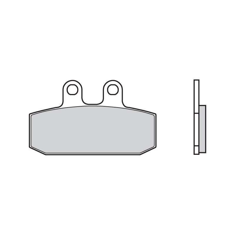 BREMBO 07006XS Brake pad set Sinter Maxi Scooter, Front and Rear
