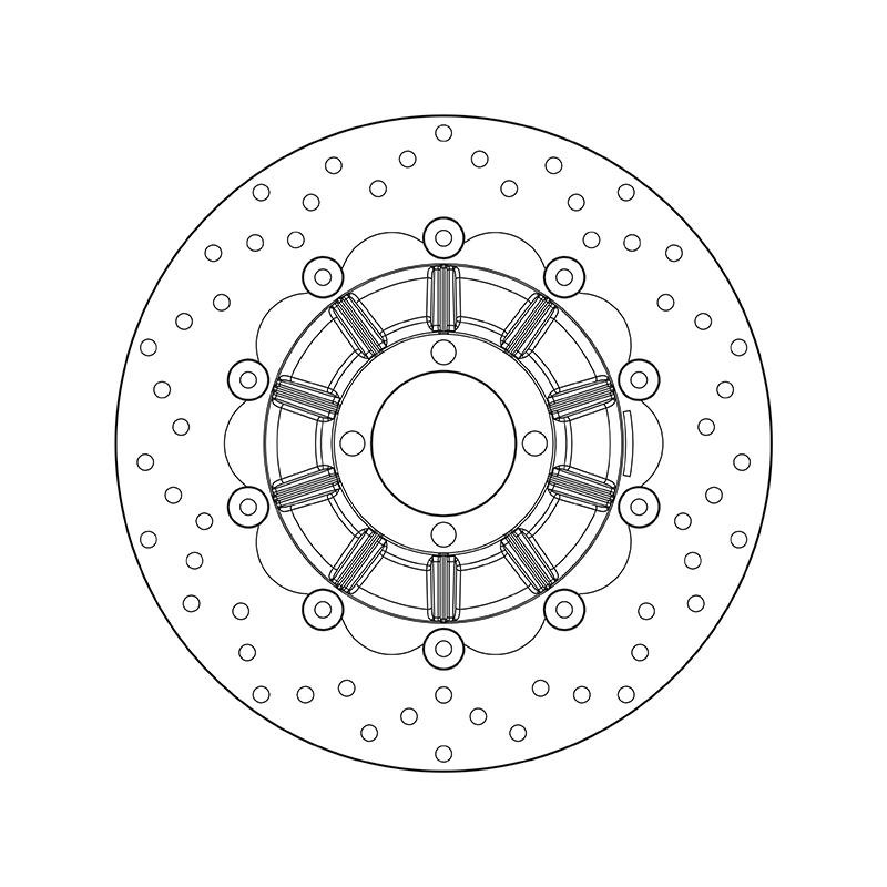 BREMBO Serie Oro, Floating Disk Front, 285x4mm, 4, floating Ø: 285mm, Num. of holes: 4, Brake Disc Thickness: 4mm Brake rotor 78B40816 buy
