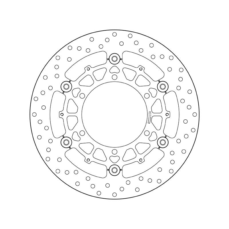 BREMBO Floating Disk, Serie Oro Front, 305x5mm, 6, floating Ø: 305mm, Num. of holes: 6, Brake Disc Thickness: 5mm Brake rotor 78B40846 buy