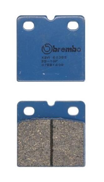 BREMBO Road, Carbon Ceramic 07BB1408 Brake pad set Front and Rear