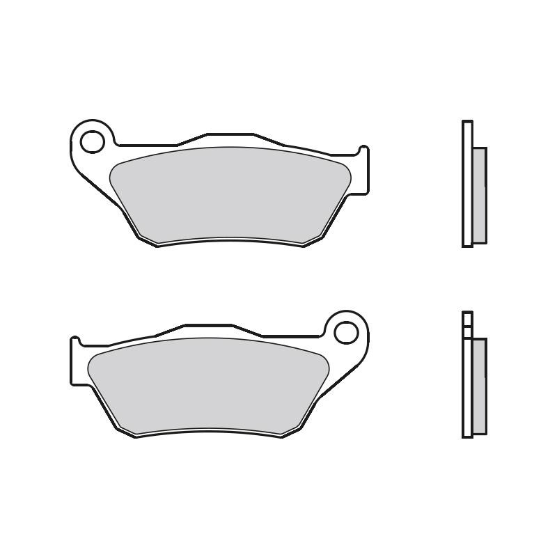 BREMBO Sinter Maxi Scooter 07065XS Brake pad set Front and Rear