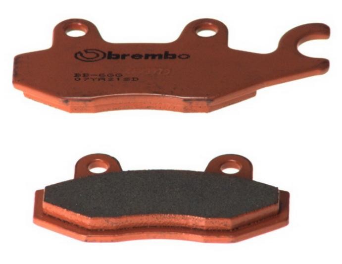BREMBO Sinter Offroad Front and Rear Height 1: 41.9mm, Height 2: 41.9mm, Width 1: 96.6mm, Width 2 [mm]: 76.9mm, Thickness 1: 8mm, Thickness 2: 8mm Brake pads 07YA22SD buy