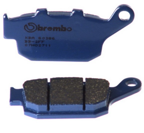 BREMBO Carbon Ceramic, Road Rear Height: 39.9mm, Width: 86.1mm, Thickness: 10.7mm Brake pads 07HO2711 buy