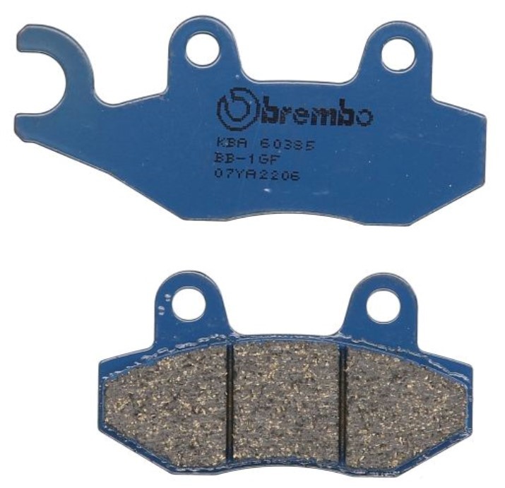 BREMBO Carbon Ceramic, Road Front and Rear Height 1: 41.9mm, Height 2: 41.9mm, Width 1: 76.9mm, Width 2 [mm]: 96.6mm, Thickness 1: 8mm, Thickness 2: 8mm Brake pads 07YA2206 buy