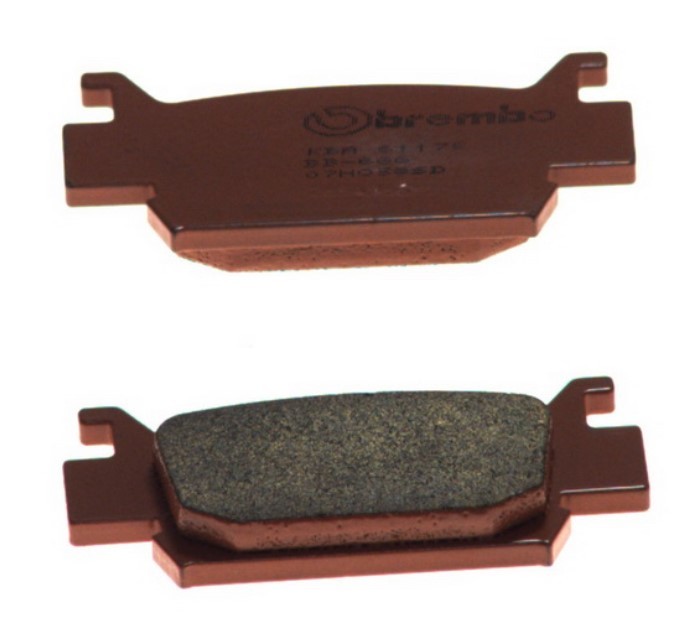 BREMBO Sinter Offroad Front and Rear Height: 38.9mm, Width: 81.4mm, Thickness: 10.1mm Brake pads 07HO58SD buy