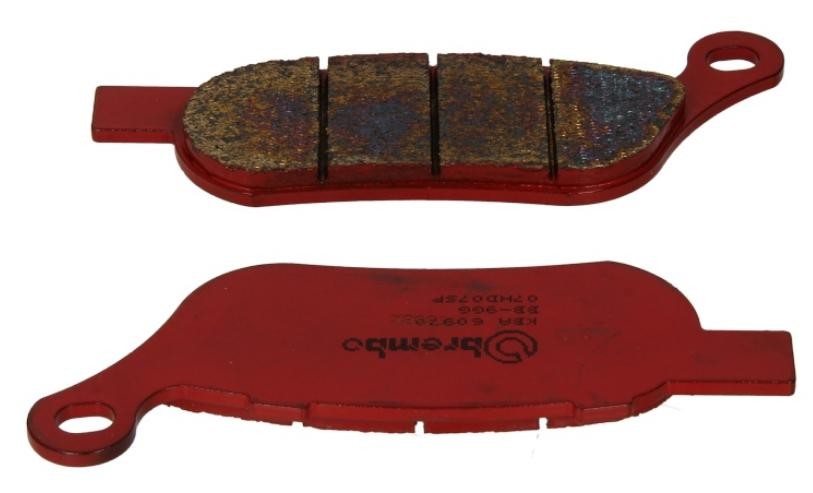 BREMBO Sinter, Road Front and Rear Height: 50.8mm, Width: 127.1mm, Thickness: 7.4mm Brake pads 07HD07SP buy