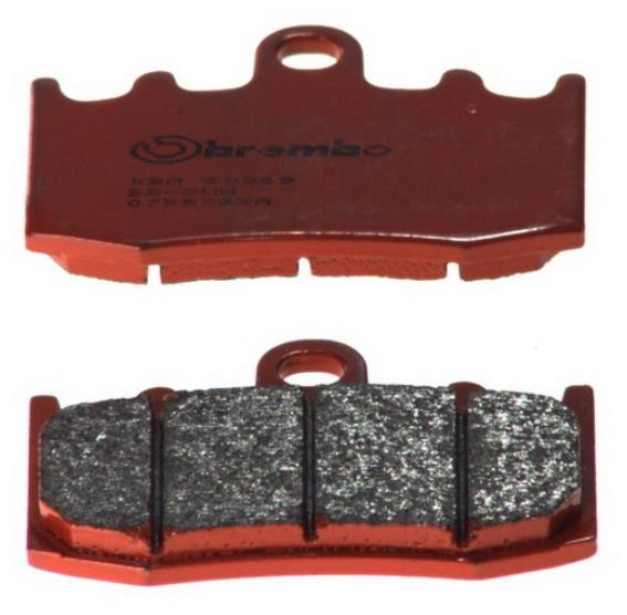 BREMBO Sinter, Road Front and Rear Height: 51.4mm, Width: 77mm, Thickness: 8.6mm Brake pads 07BB26SA buy