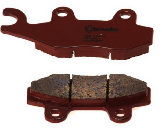 BREMBO Sinter, Road Rear Height 1: 41.9mm, Height 2: 41.9mm, Width 1: 76.9mm, Width 2 [mm]: 96.6mm, Thickness 1: 8mm, Thickness 2: 9.7mm Brake pads 07YA20SP buy