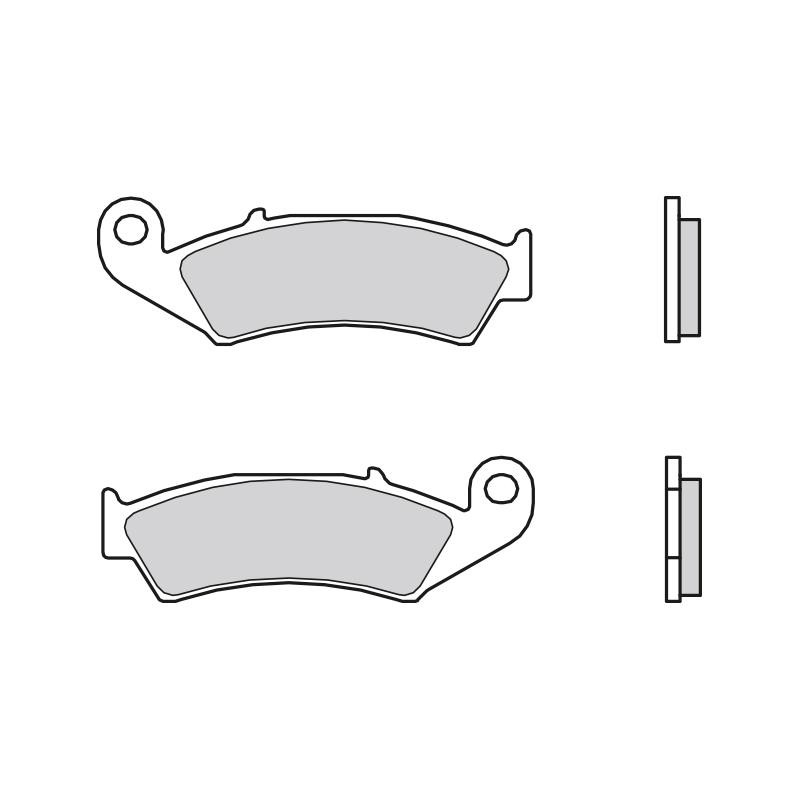 BREMBO Sinter Offroad 07HO25SX Brake pad set Front and Rear