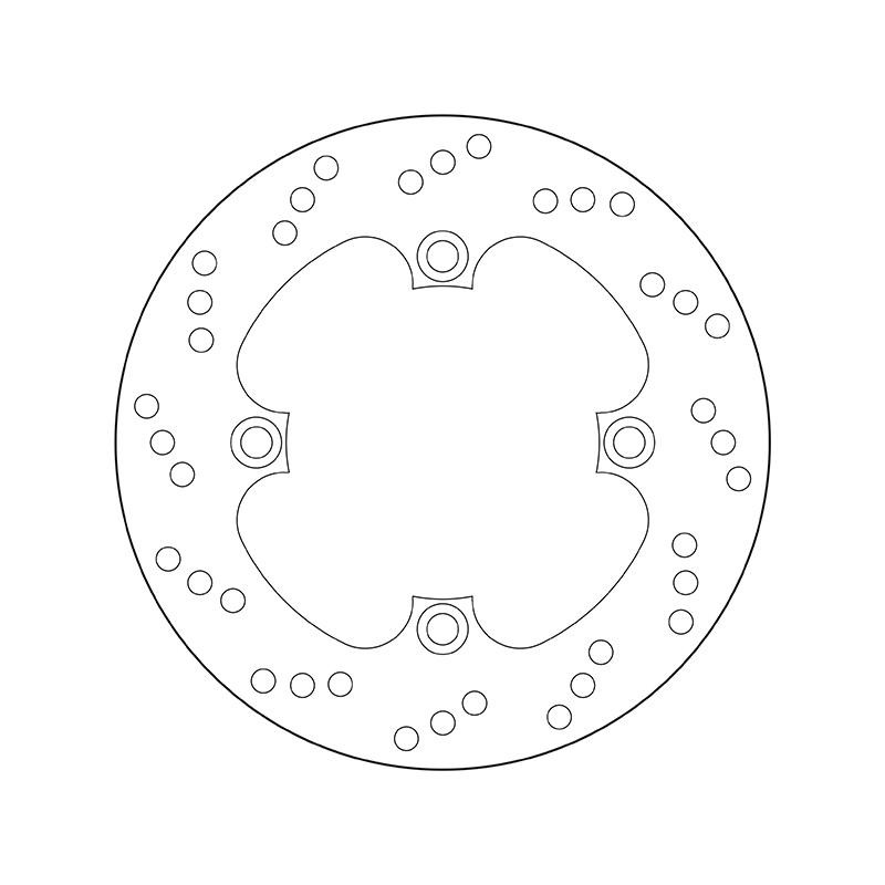 BREMBO Fixed , Serie Oro Rear, 220x5mm, 4 Ø: 220mm, Num. of holes: 4, Brake Disc Thickness: 5mm Brake rotor 68B40749 buy