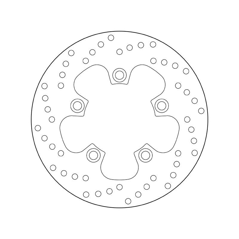 BREMBO Fixed , Serie Oro Rear, 220x5mm, 5 Ø: 220mm, Num. of holes: 5, Brake Disc Thickness: 5mm Brake rotor 68B40744 buy