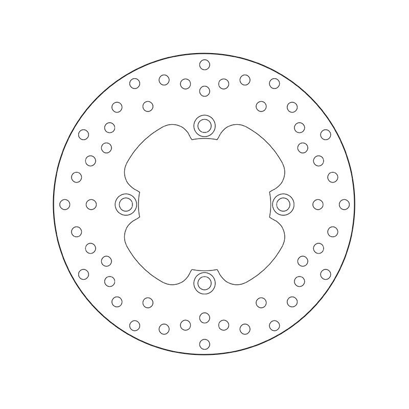 BREMBO Fixed , Serie Oro Rear, 240x5mm, 4 Ø: 240mm, Num. of holes: 4, Brake Disc Thickness: 5mm Brake rotor 68B40780 buy