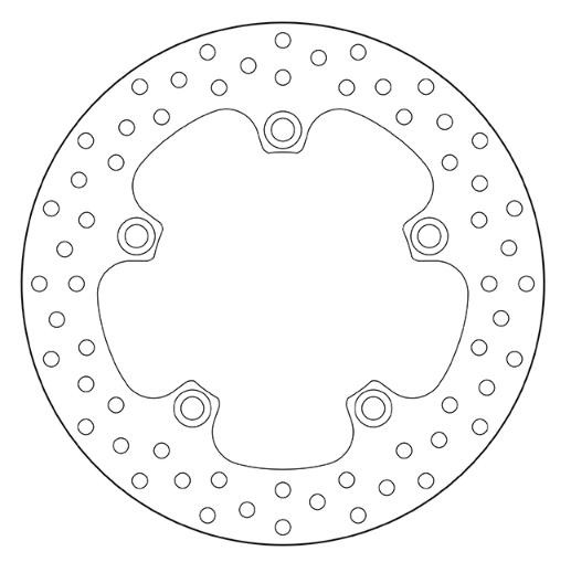 BREMBO Oro Fixed Disc Rear, 240x5mm, 5 Ø: 240mm, Num. of holes: 5, Brake Disc Thickness: 5mm Brake rotor 68B40785 buy