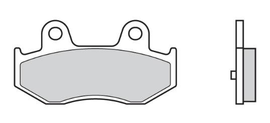 BREMBO Carbon Ceramic Front and Rear, Ceramic Height: 41.7mm, Width: 80.9mm, Thickness: 8.3mm Brake pads 07055 buy