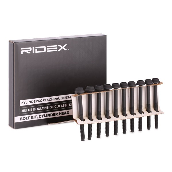 RIDEX Female Star Thread Size: M9x1,25x102 Cylinder Head Bolt Kit 1217B0081 buy