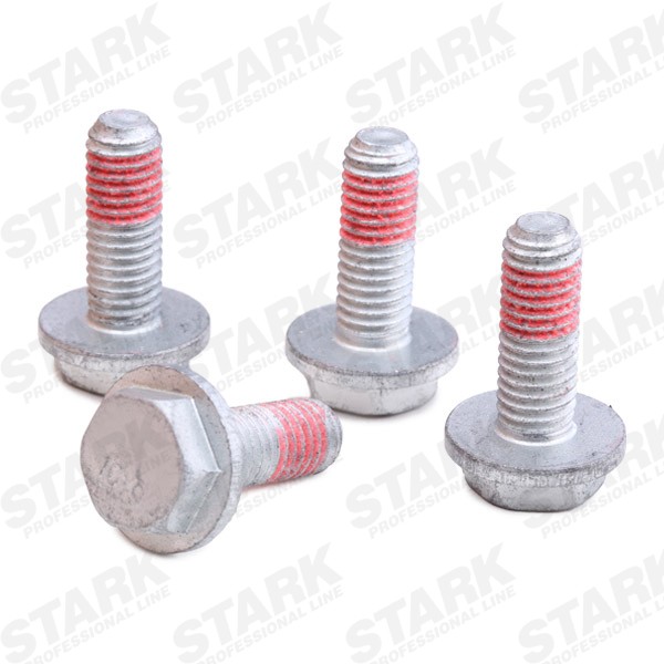 SKBP-0012035 Set of brake pads SKBP-0012035 STARK Rear Axle, Low-Metallic, prepared for wear indicator, excl. wear warning contact, with brake caliper screws, with accessories