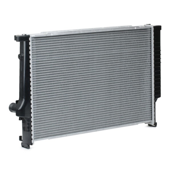RIDEX 470R0927 Engine radiator Aluminium, Plastic, for vehicles with/without air conditioning, Manual Transmission
