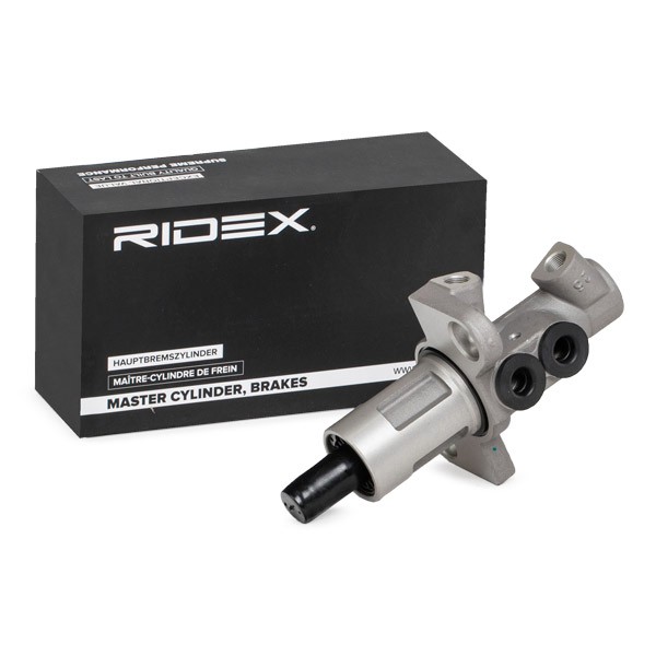 RIDEX 258M0283 Brake master cylinder Number of connectors: 2, Ø: 25,4 mm, Aluminium, 2x M12x1.0