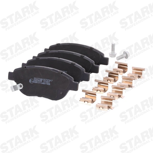 SKBP0012038 Disc brake pads STARK SKBP-0012038 review and test