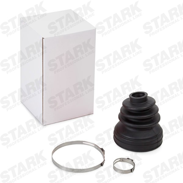 STARK SKBDA-1300165 CV boot transmission sided, Front Axle, 86mm, Rubber