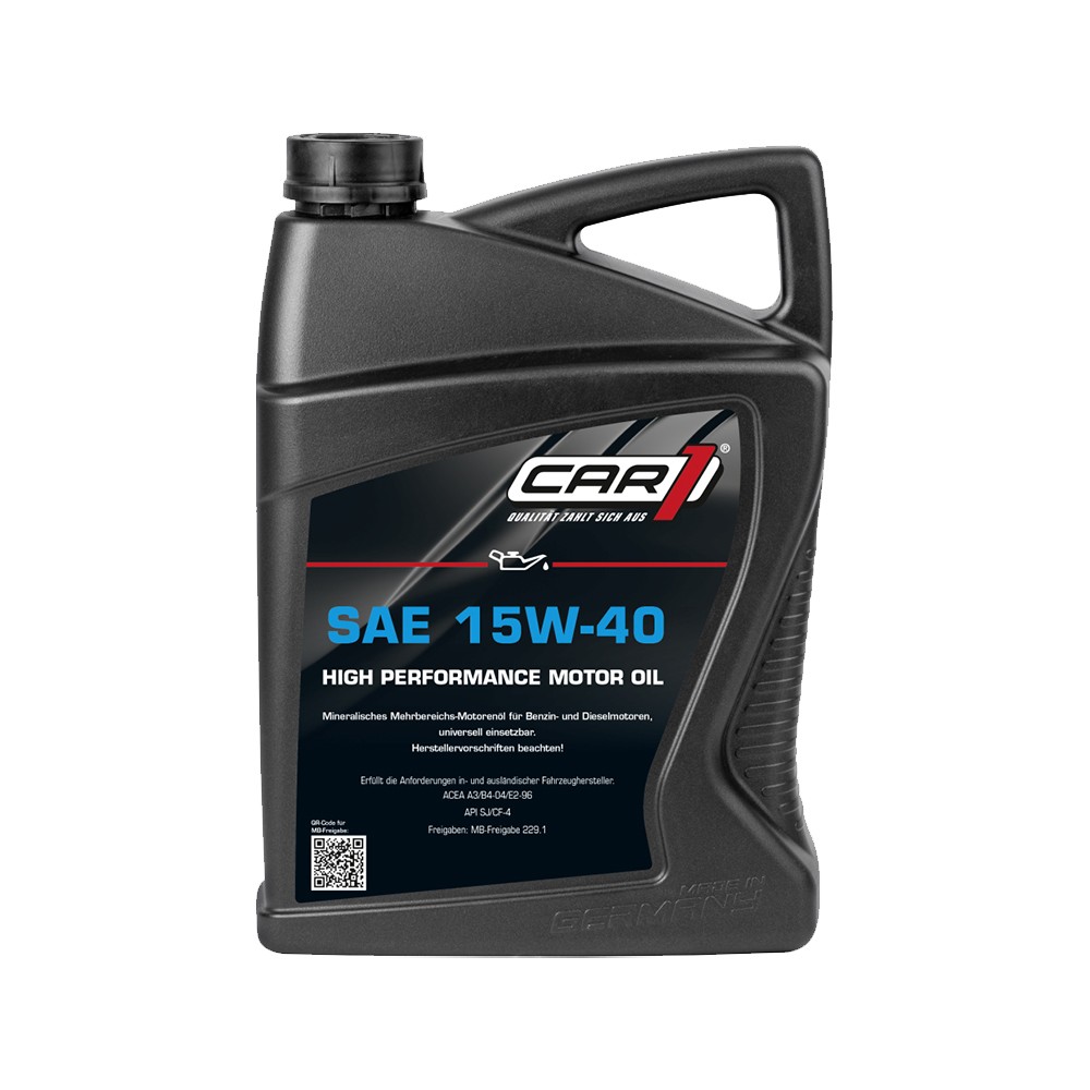CAR1 CO 1004 Engine oil 15W-40, 5l, Mineral Oil