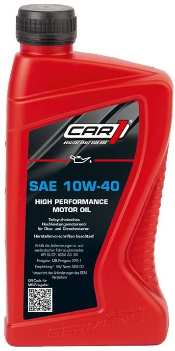 CAR1 CO 1008 Engine oil 10W-40, 1l, Part Synthetic Oil