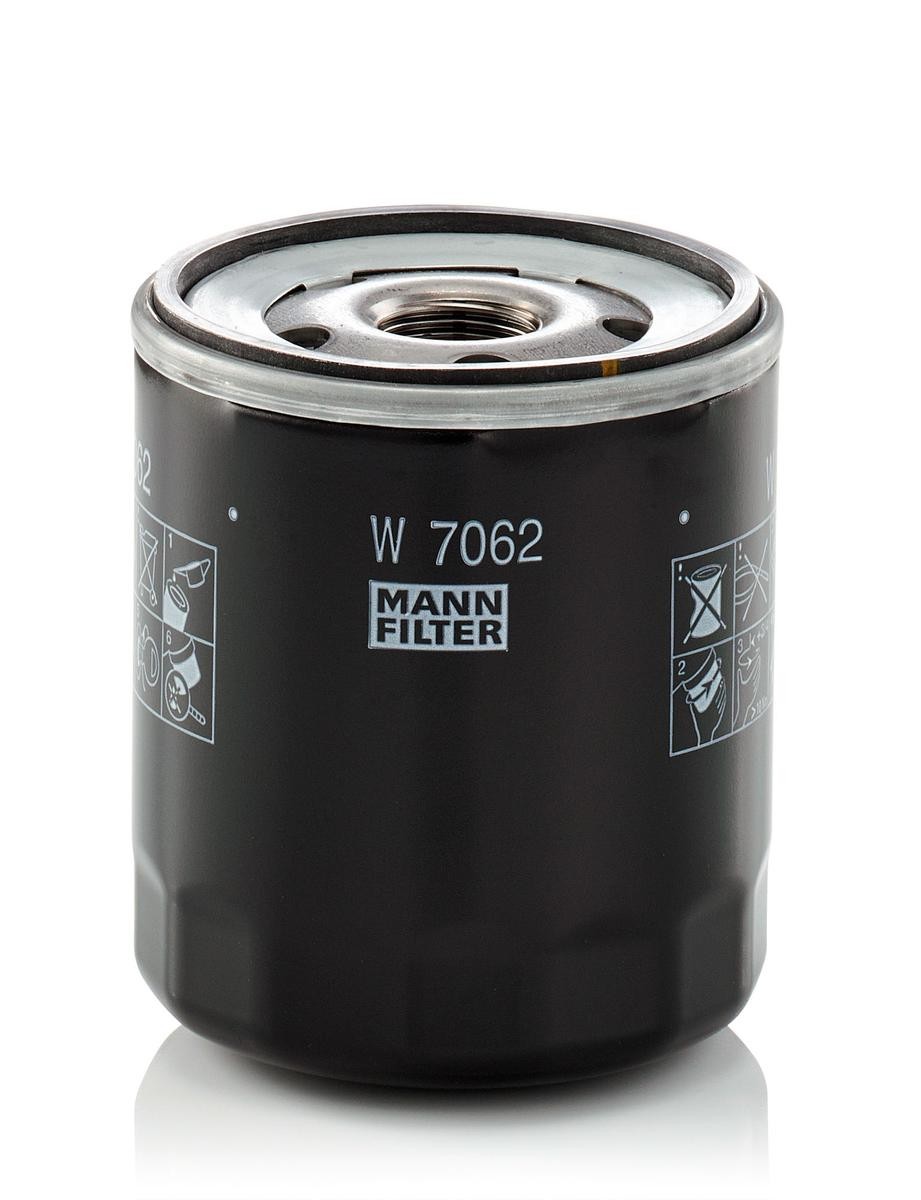 Original MANN-FILTER Oil filter W 7062 for AUDI A1