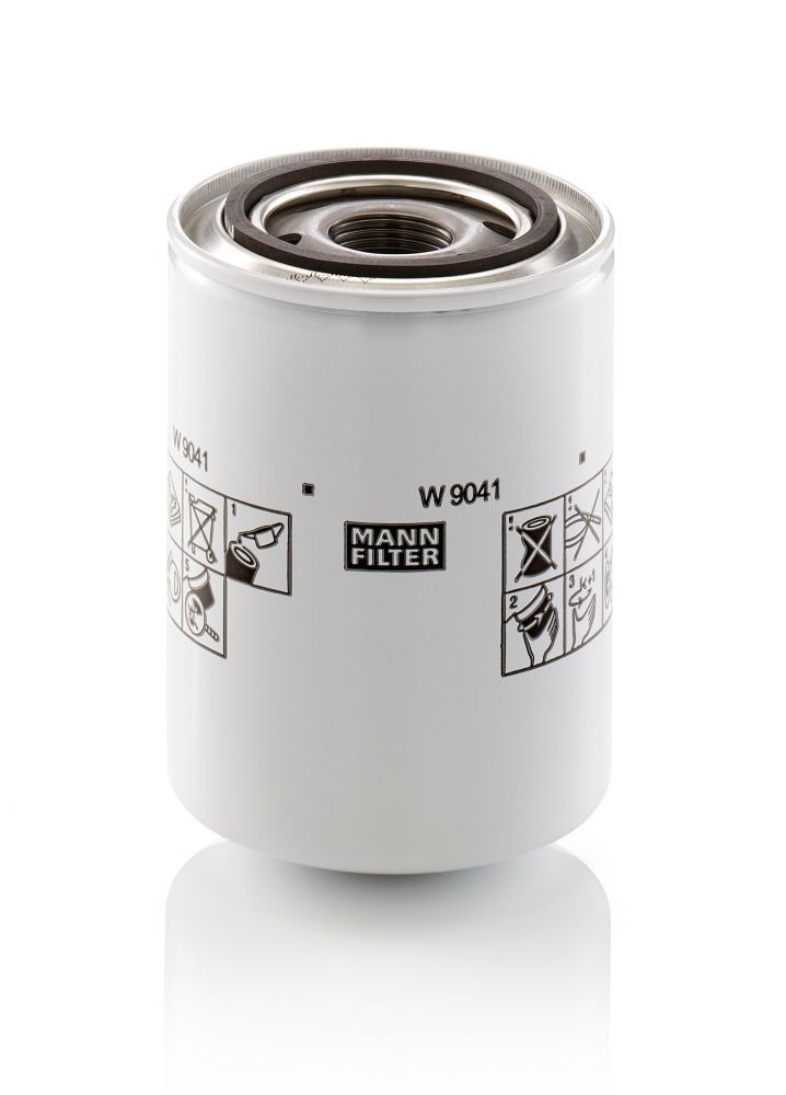 MANN-FILTER Spin-on Filter Ø: 94mm, Height: 133mm Oil filters W 9041 buy