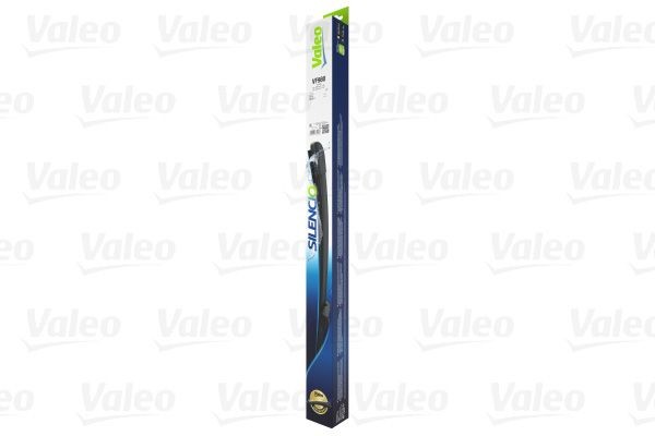 577980 Window wiper 577980 VALEO 650, 400 mm Front, Flat wiper blade, with spoiler, for left-hand drive vehicles